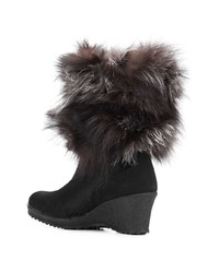 schwarze Wildleder mittelalte Stiefel von Pajar