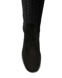 schwarze Wildleder mittelalte Stiefel von Hogan