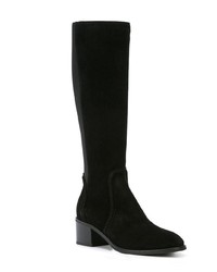 schwarze Wildleder mittelalte Stiefel von Aquatalia