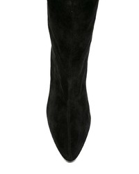 schwarze Wildleder mittelalte Stiefel von Givenchy
