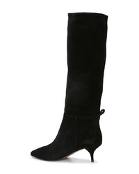 schwarze Wildleder mittelalte Stiefel von L'Autre Chose