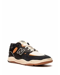 schwarze Wildleder niedrige Sneakers von New Balance