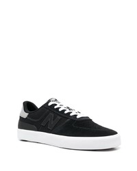 schwarze Wildleder niedrige Sneakers von New Balance