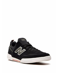 schwarze Wildleder niedrige Sneakers von New Balance