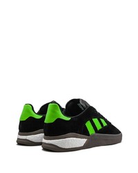 schwarze Wildleder niedrige Sneakers von adidas