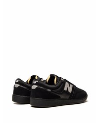 schwarze Wildleder niedrige Sneakers von New Balance