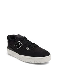 schwarze Wildleder niedrige Sneakers von New Balance