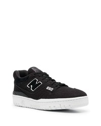 schwarze Wildleder niedrige Sneakers von New Balance