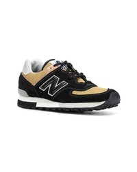 schwarze Wildleder niedrige Sneakers von New Balance