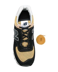 schwarze Wildleder niedrige Sneakers von New Balance