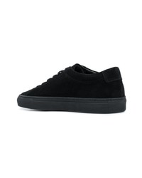 schwarze Wildleder niedrige Sneakers von Common Projects