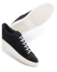 schwarze Wildleder niedrige Sneakers von Common Projects