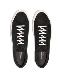 schwarze Wildleder niedrige Sneakers von Common Projects