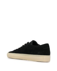 schwarze Wildleder niedrige Sneakers von Common Projects