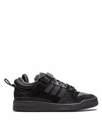 schwarze Wildleder niedrige Sneakers von adidas