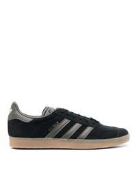 schwarze Wildleder niedrige Sneakers von adidas