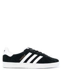 schwarze Wildleder niedrige Sneakers von adidas