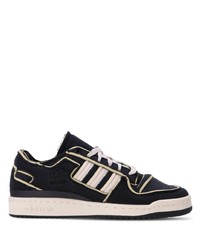 schwarze Wildleder niedrige Sneakers von adidas