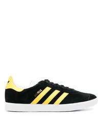 schwarze Wildleder niedrige Sneakers von adidas