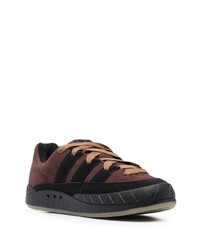 schwarze Wildleder niedrige Sneakers von adidas