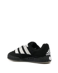 schwarze Wildleder niedrige Sneakers von adidas