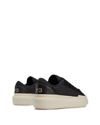 schwarze Wildleder niedrige Sneakers von Y-3