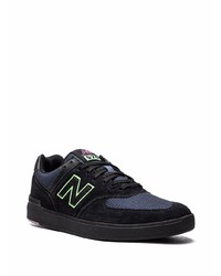 schwarze Wildleder niedrige Sneakers von New Balance