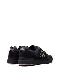 schwarze Wildleder niedrige Sneakers von New Balance