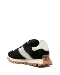 schwarze Wildleder niedrige Sneakers von Tod's