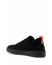 schwarze Wildleder niedrige Sneakers von Henderson Baracco