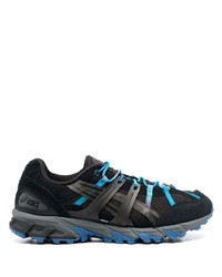 schwarze Wildleder niedrige Sneakers von Asics