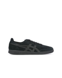 schwarze Wildleder niedrige Sneakers von Asics