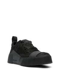 schwarze Wildleder niedrige Sneakers von Boris Bidjan Saberi