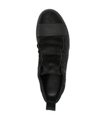 schwarze Wildleder niedrige Sneakers von Boris Bidjan Saberi