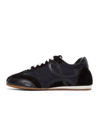 schwarze Wildleder niedrige Sneakers von Loewe