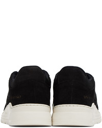 schwarze Wildleder niedrige Sneakers von Common Projects