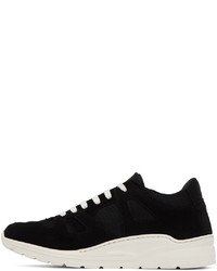 schwarze Wildleder niedrige Sneakers von Common Projects