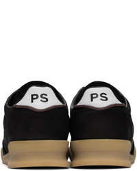 schwarze Wildleder niedrige Sneakers von Ps By Paul Smith