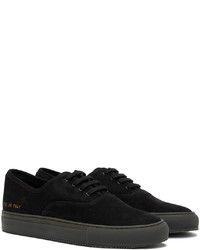 schwarze Wildleder niedrige Sneakers von Common Projects