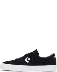 schwarze Wildleder niedrige Sneakers von Converse