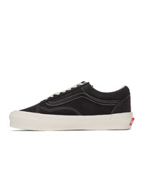 schwarze Wildleder niedrige Sneakers von Vans