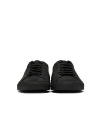 schwarze Wildleder niedrige Sneakers von Common Projects