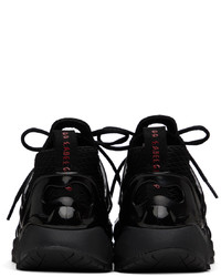 schwarze Wildleder niedrige Sneakers von 44 label group