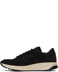 schwarze Wildleder niedrige Sneakers von Common Projects