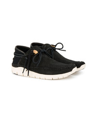 schwarze Wildleder niedrige Sneakers von VISVIM