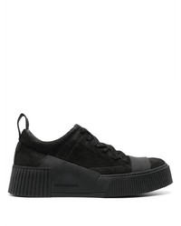 schwarze Wildleder niedrige Sneakers von Boris Bidjan Saberi