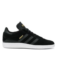 schwarze Wildleder niedrige Sneakers von adidas