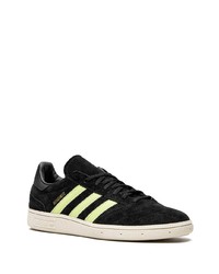 schwarze Wildleder niedrige Sneakers von adidas