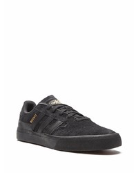 schwarze Wildleder niedrige Sneakers von adidas