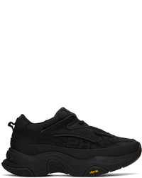schwarze Wildleder niedrige Sneakers von C2h4